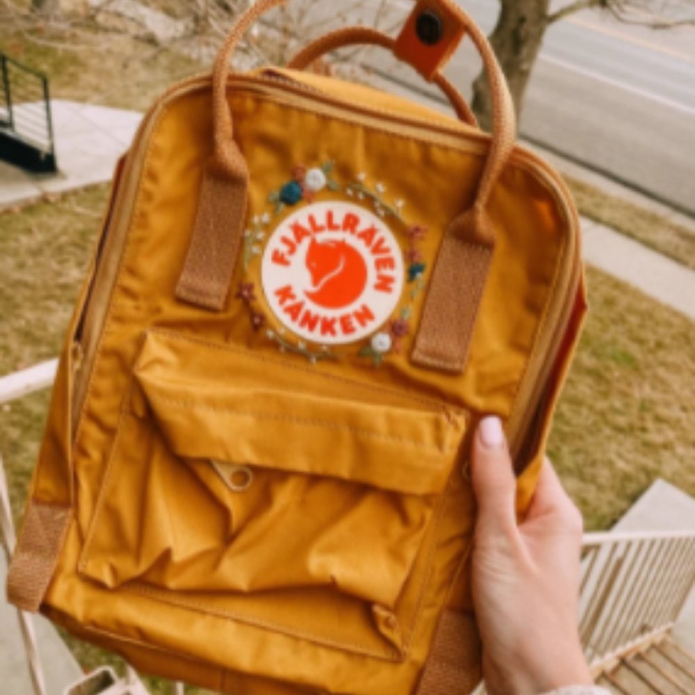 EMBROIDERY FJALLRAVEN KANKEN Backpacks